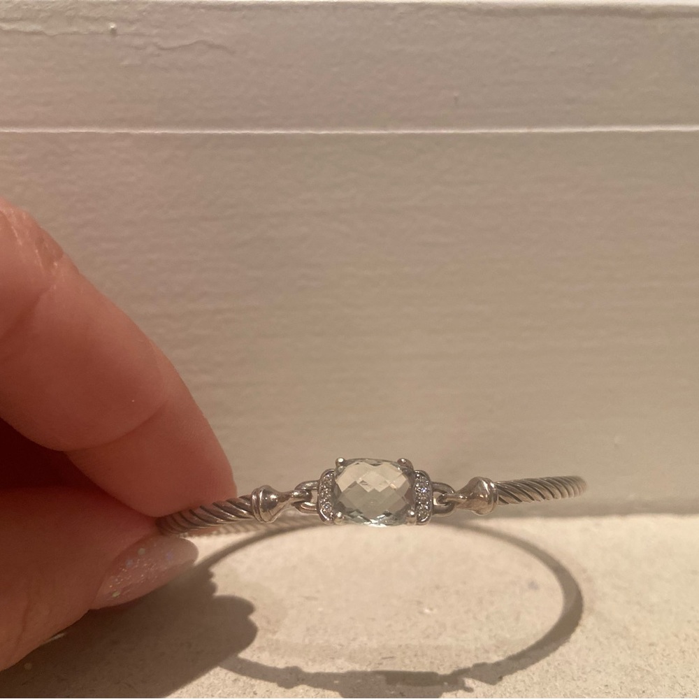 David Yurman Prasiolite and Diamond Bracelet rare find!